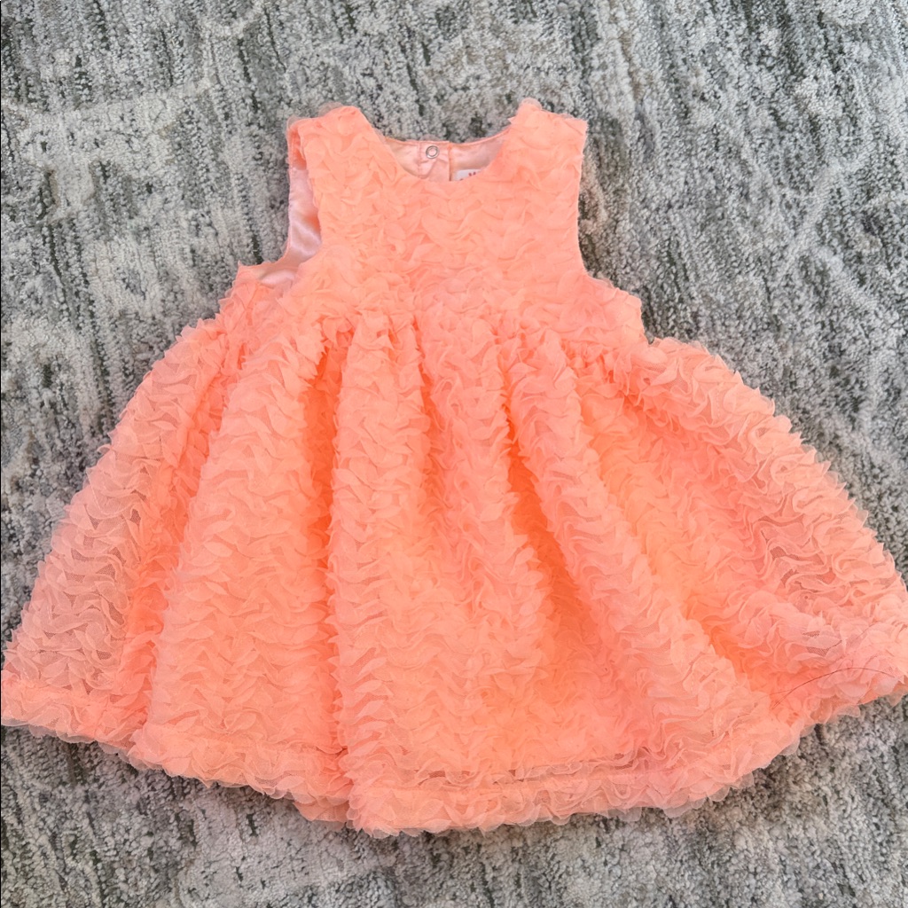 Cat & Jack Coral Floral Dress